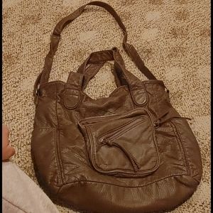 Aeropostale brown leather bag